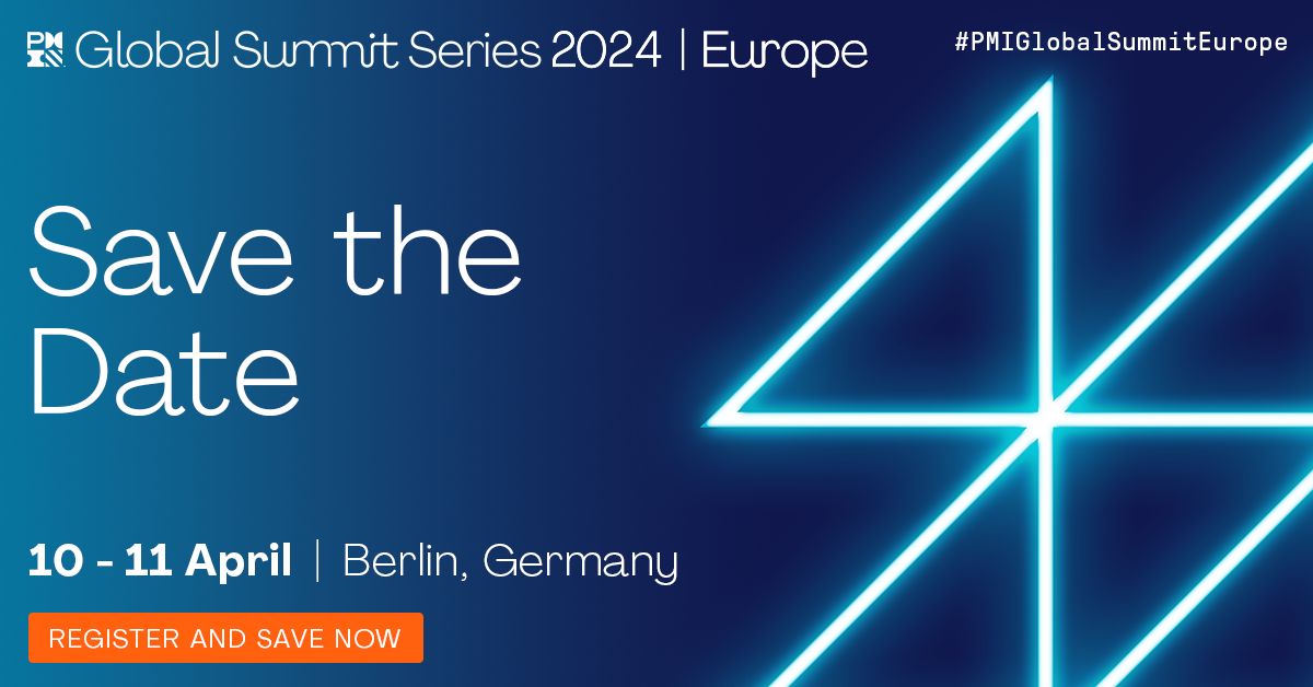 Save the Date PMI Global Summit Series 2024 Europe PMI Norway Chapter