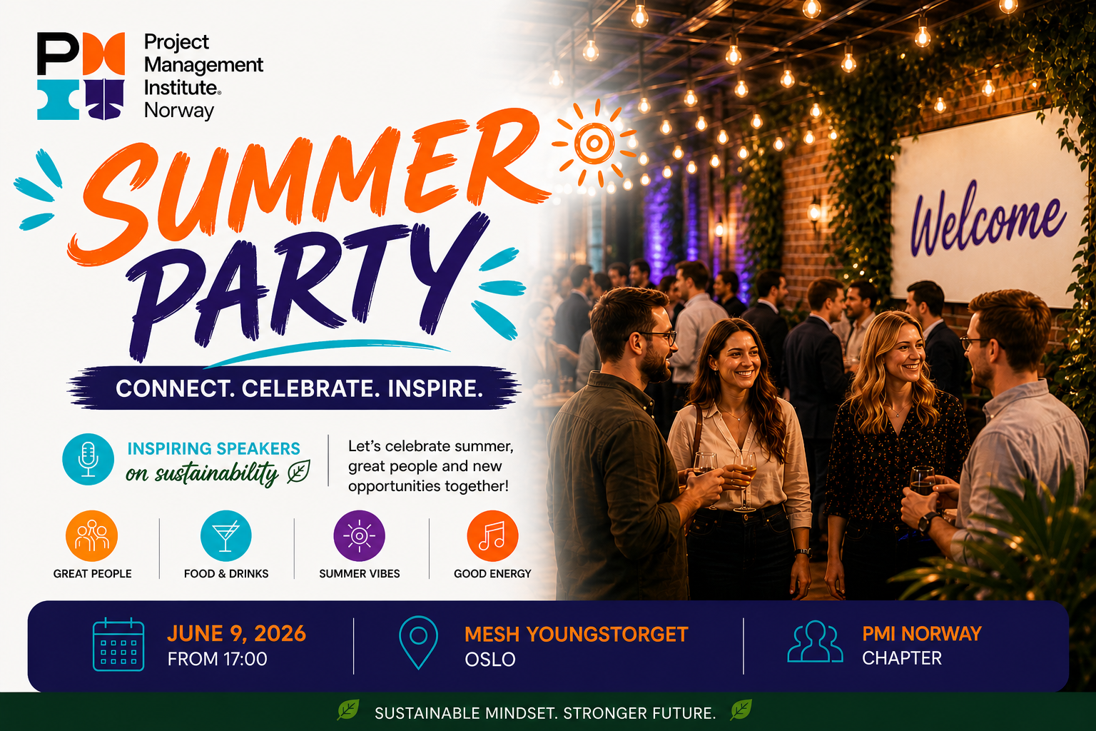 Sommerfest 9. juni i Oslo | Summer Party 9 June in Oslo